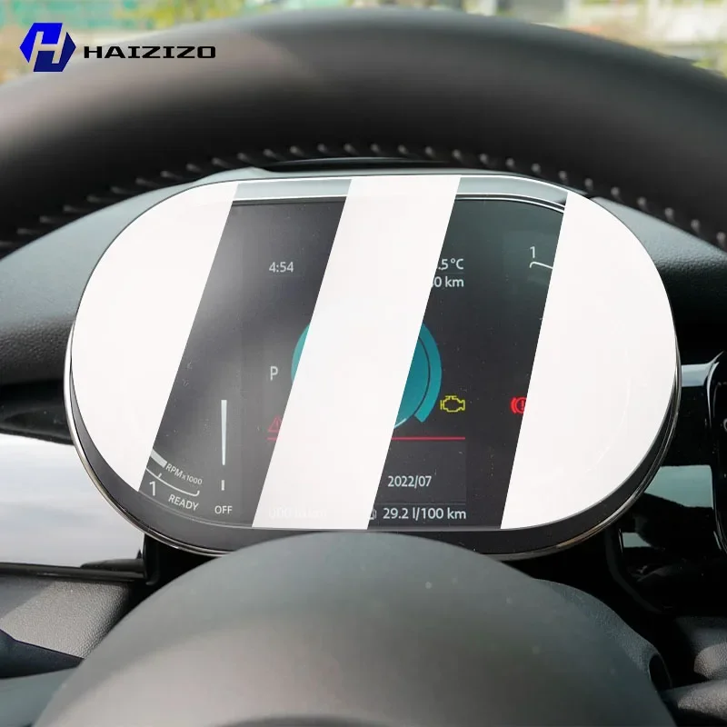 For Mini Cooper 2021-2023 Car speedometer LCD screen protective film anti fingerprint tempered glass accessories anti scratch
