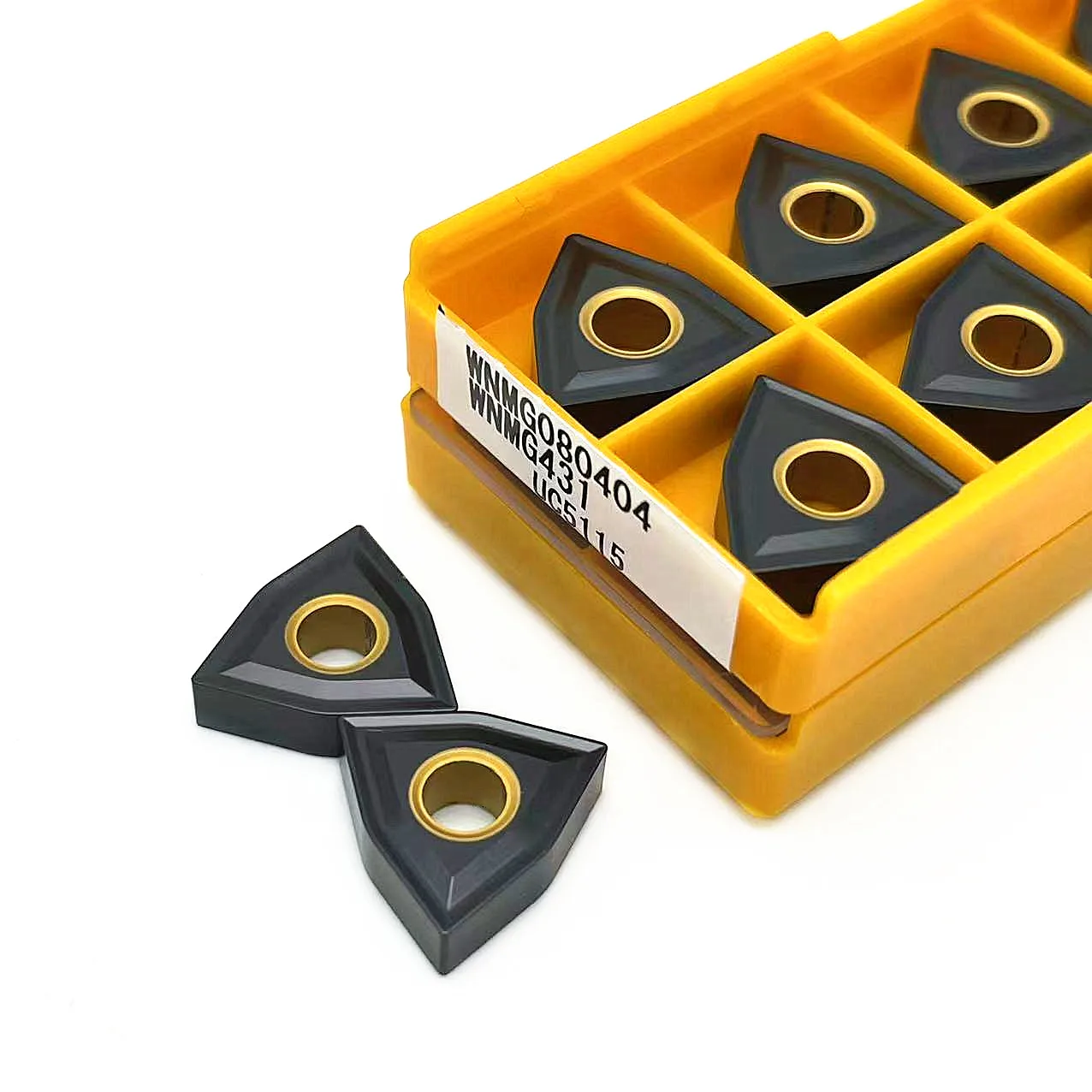 10 stücke wnmg080404 uc5115 original wnmg080408 uc5115 wnma080412 uc5115 externes Dreh werkzeug Hartmetalle insatz Drehmaschinen