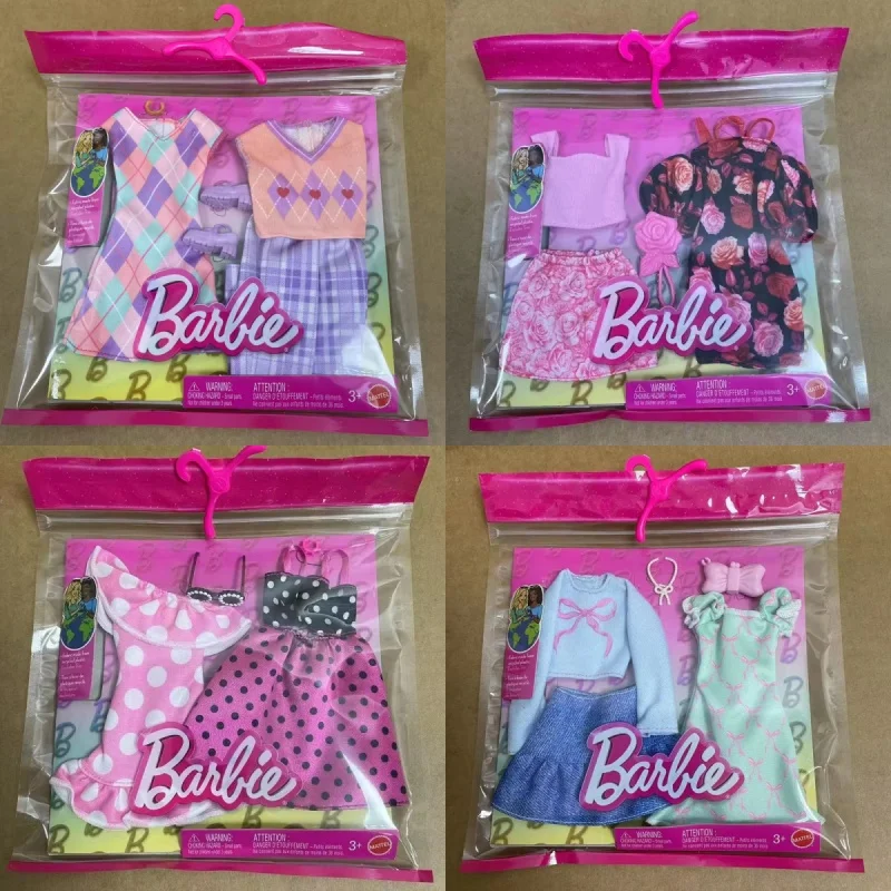 

Новый набор модной одежды для кукол, сумки, обувь, праздничный наряд на Рождество, для девочек, для игр и переодеваний, разнообразные стили, модная игрушка.