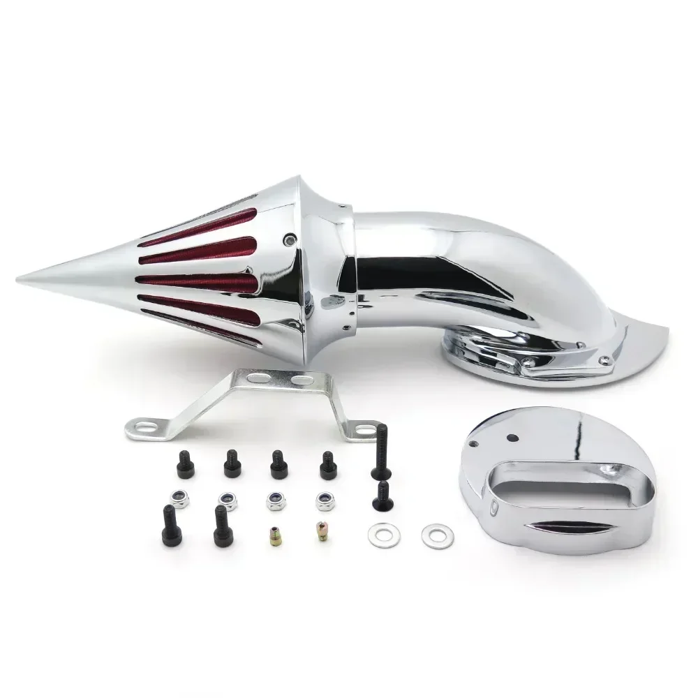 

Motorcycle Spike Air Cleaner Filter For Yamaha 1999-2012 V-Star 1100 Dragstar XVS1100 CHROMED