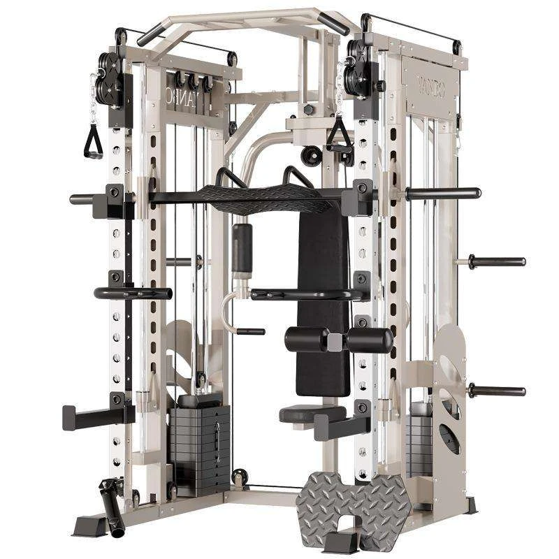 Commercial Gym Fitness Machine Multi-Functional Trainer Power Rack Smith With Squat Function Custom Logo For Sports Equipment