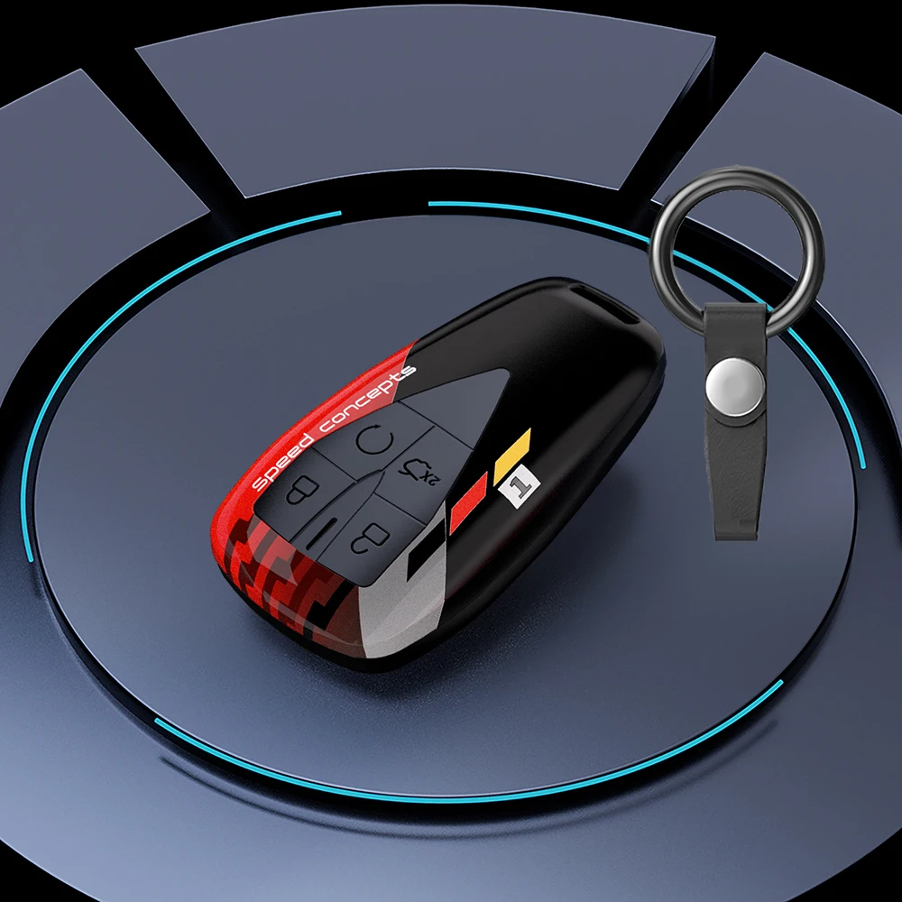 3/4/5 Buttons Graffiti Car Key Case Cover fob for Changan Cs75 Cs55 Cs35 Plus X5 X7 Unik Unit 2019 2021 2022 Accessories