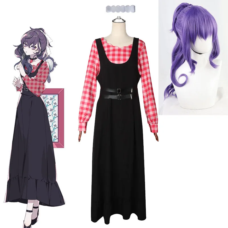 

Цветная сцена! Косплей-платье Asahina Mafuyu Project Sekai, виртуальный певец, костюм Мику, ночной шнур, собственный косплей, парики, головной убор