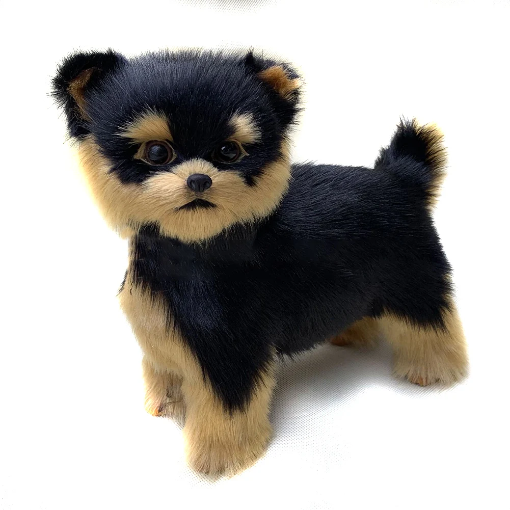 Realistic Dog Family Figurine Parent Child Statue for Home Decor Living Room Shelf Tabletop Ornament Gift Display Art