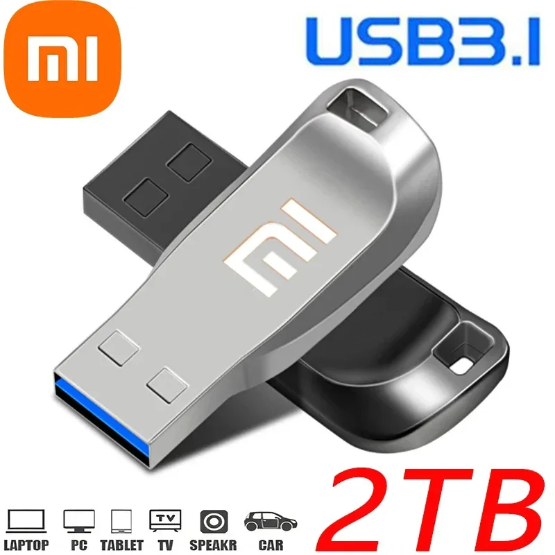 Xiaomi 2TB 3.0 Super Metal Usb Flash Drive 1TB Pen Drive High Speed Memory Stick 256GB 512GB U Disk Pendrive 3.0 Memoria Usb