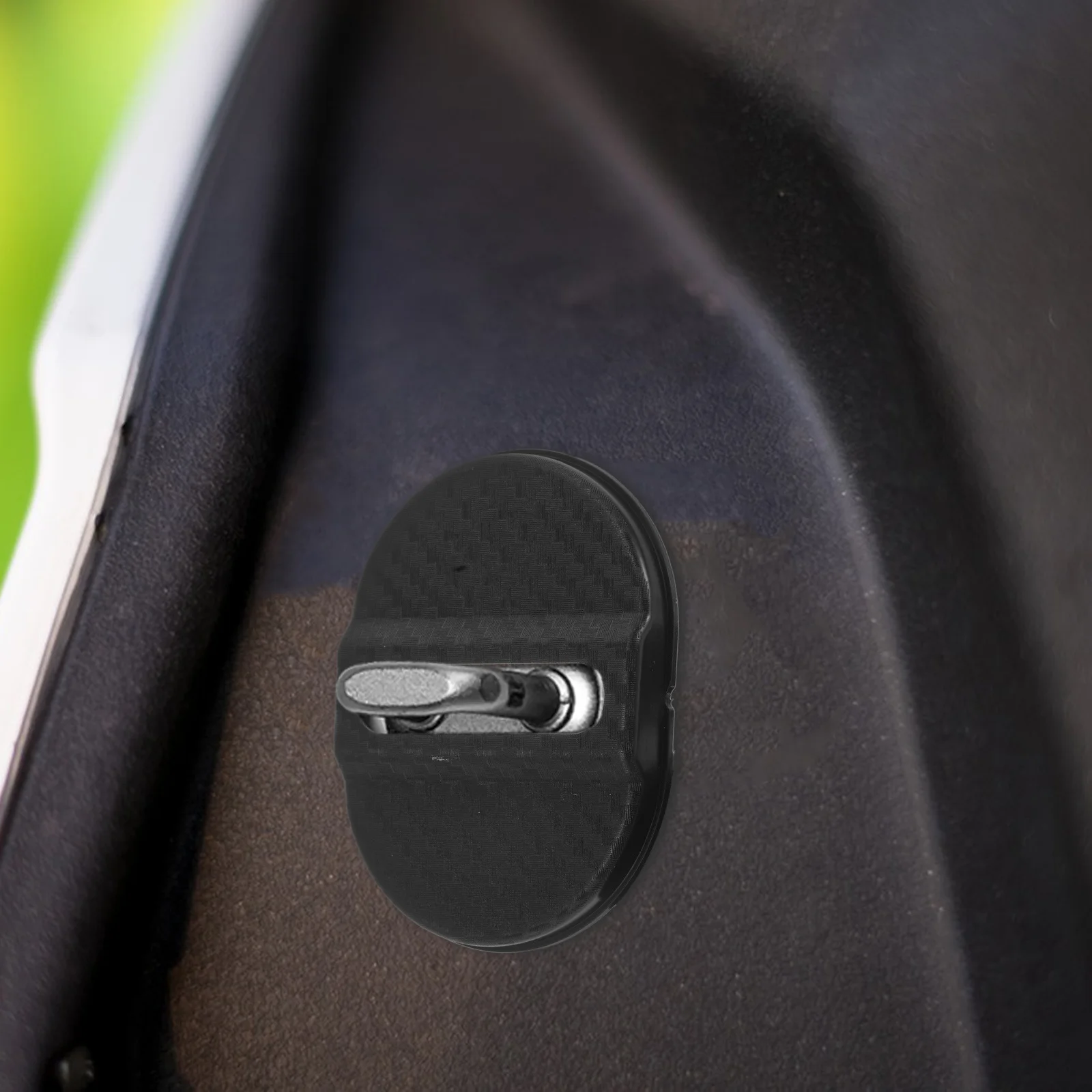 

4pcs Door Lock Buckle Cover Durable Plastic Protector For Universal Car Models Noise Reduction Wear Resistance - Car Door Lock