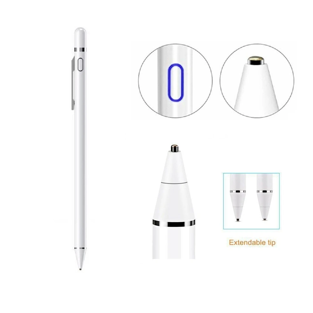 Universele Capacitieve Actieve Stylus Touch Screen Pen Smart Voor Ios/Android Apple Ipad Telefoon Potlood Touch Tablet Smartphone Stylus