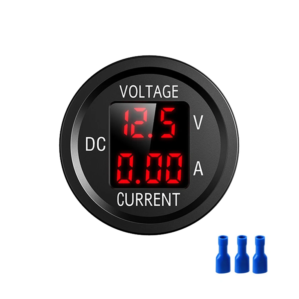 5V-48V Mini Waterproof Volt Ammeter Meter Car LED Panel Digital Voltmeter Tester Monitor Display Voltmeter