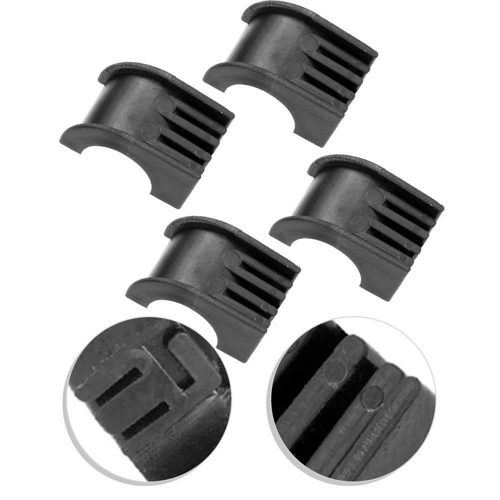 4Pcs 5451568 Rear Sway Bar Bushing 27mm For Polaris For RZR 900 2015-2019 Rear Anti Roll Bar Liner Parts Accessories Black