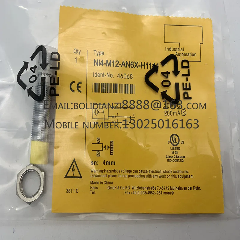 New sensor proximity switch in stock  NI14-M18E-AP6X-H1141 NI14-M18E-AN6X-H1141 Ni4-M12-AD6X NI4-M12-RD6X