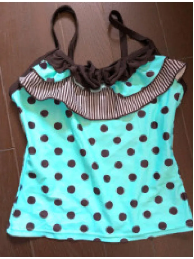 Y2K Spice Girl two-piece suit, polka-dot bow decoration, slim camisole, short pleated skirt, Spring/Summer fashion casual suit view 3