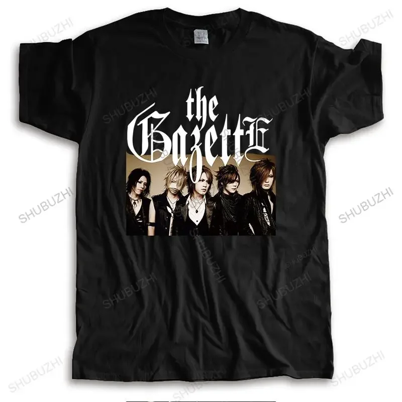 Men fashion brand t-shirt o-neck tshirt black The Gazette T-Shirt Japanese visual kei rock band Black unisex tee-shirt cool tops