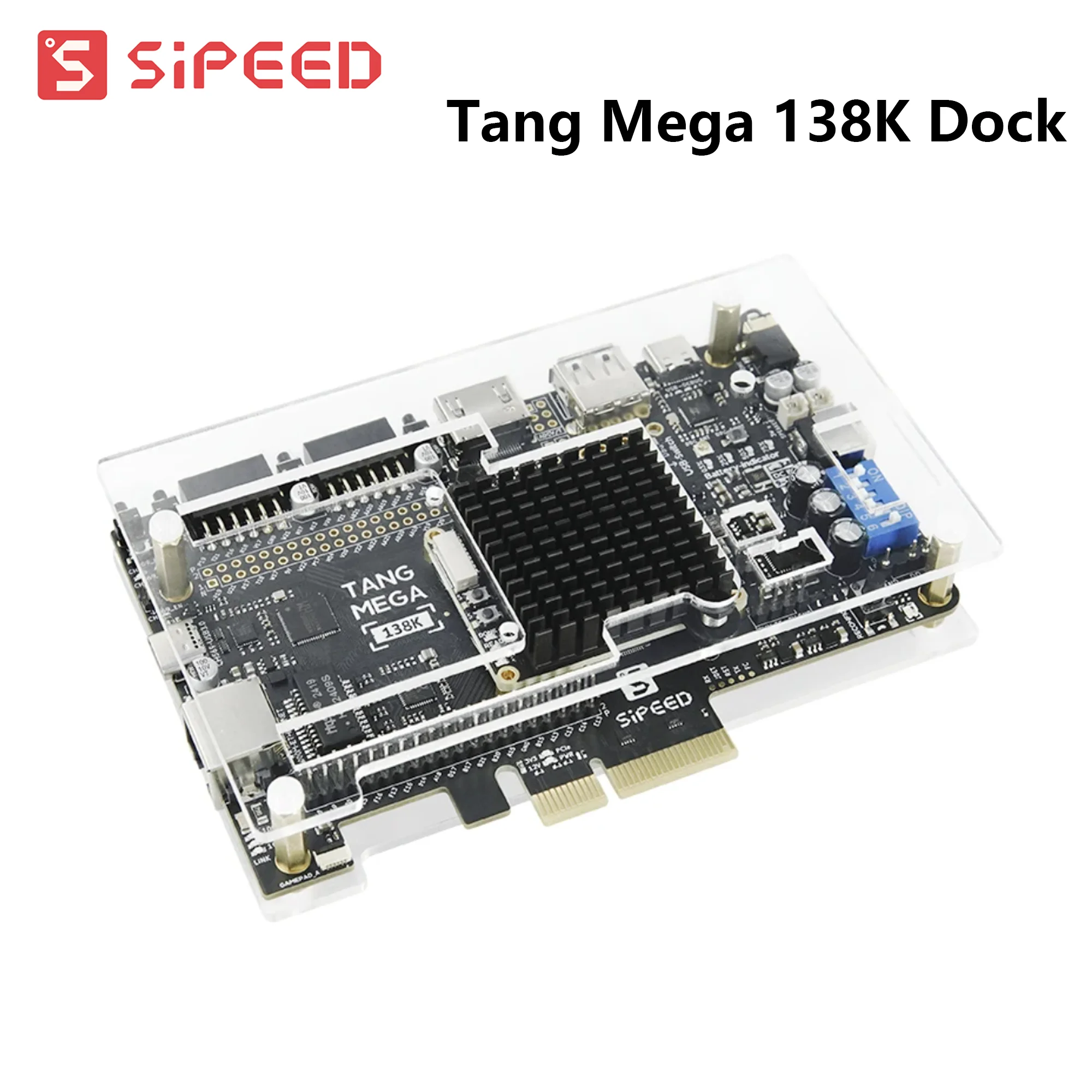 Sipeed Tang Mega 138K Dock Development Board GOWIN GW5AST RISCV FPGA Premier Affordable High-Capacity FPGA Development Kit