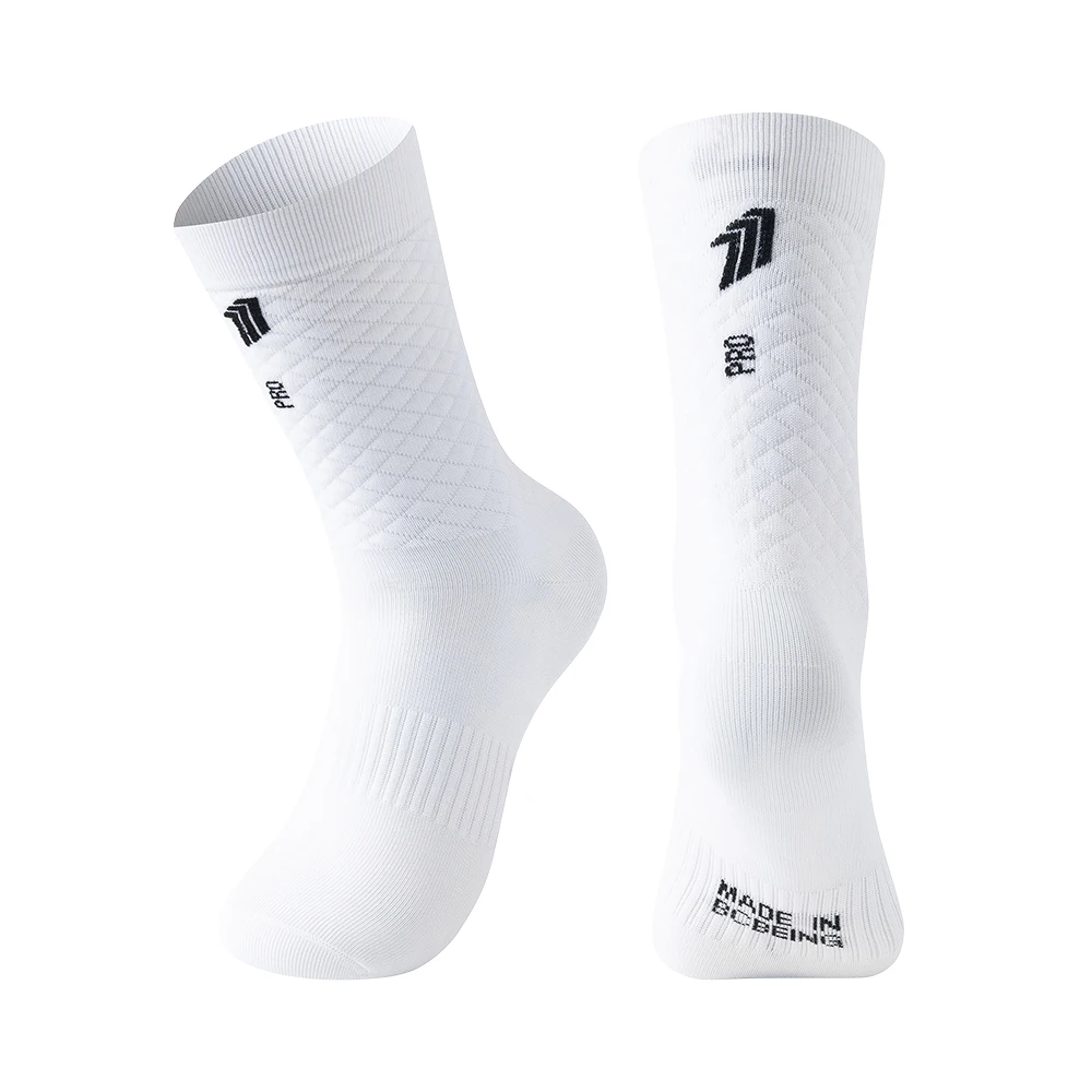 BCBE-ING Radsocken, atmungsaktiv, professionelle Sportsocken für Herren und Damen, bequeme, hochelastische, rutschfeste Outdoor-Fahrradsocken