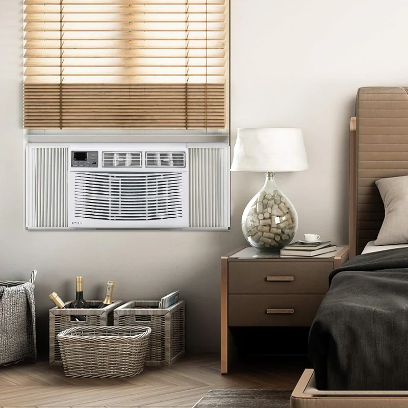 ROVSUN 10000 BTU เครื่องปรับอากาศหน้าต่างหน่วย, 3-in-1 Window AC Unit Cooler, เครื่องลดความชื้นและพัดลมพร้อมตัวจับเวลา, รีโมทคอนโทรล