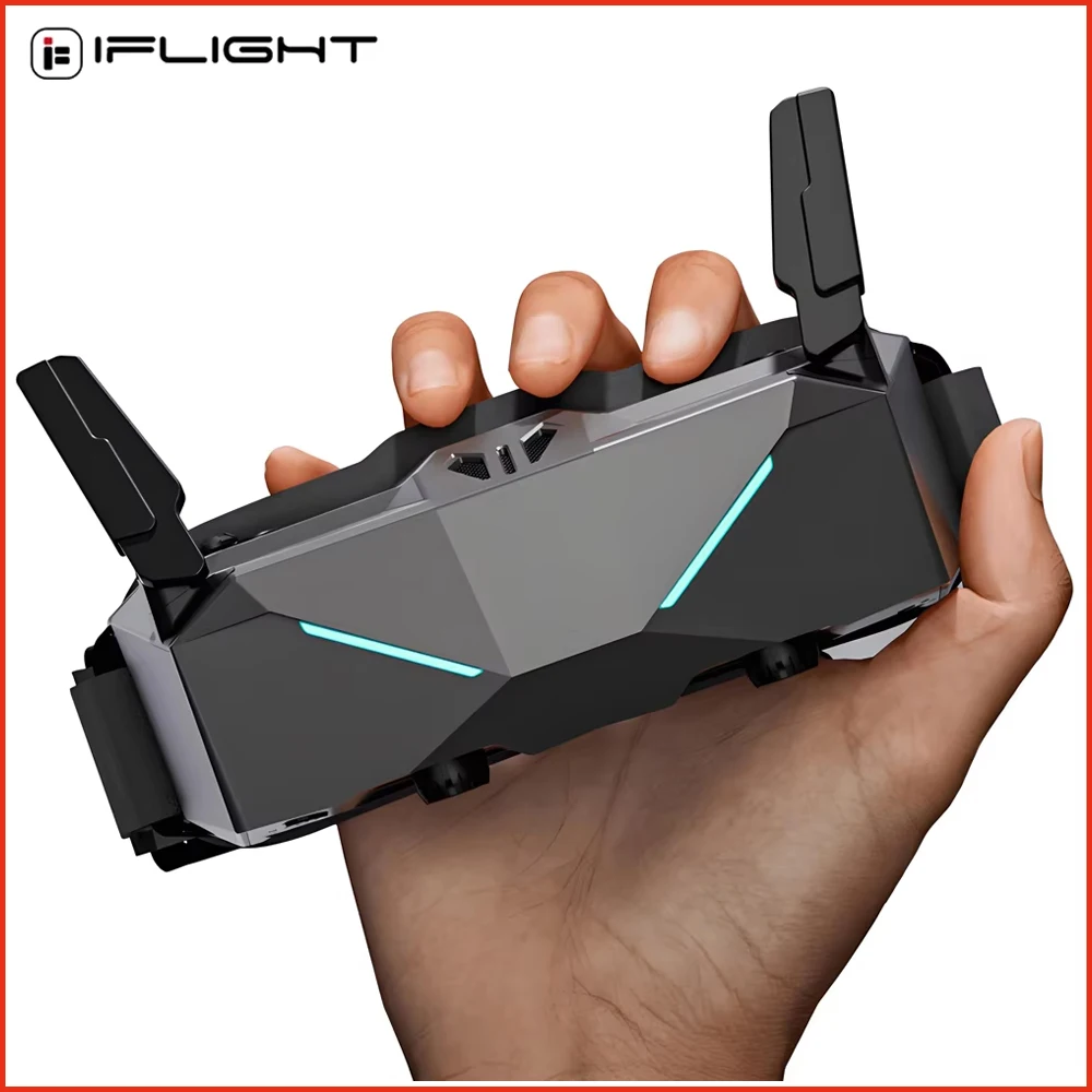 

IFlight Skyviz Аналоговые очки FPV с защитой от помех и низкой задержкой Встроенный приемник Fusion