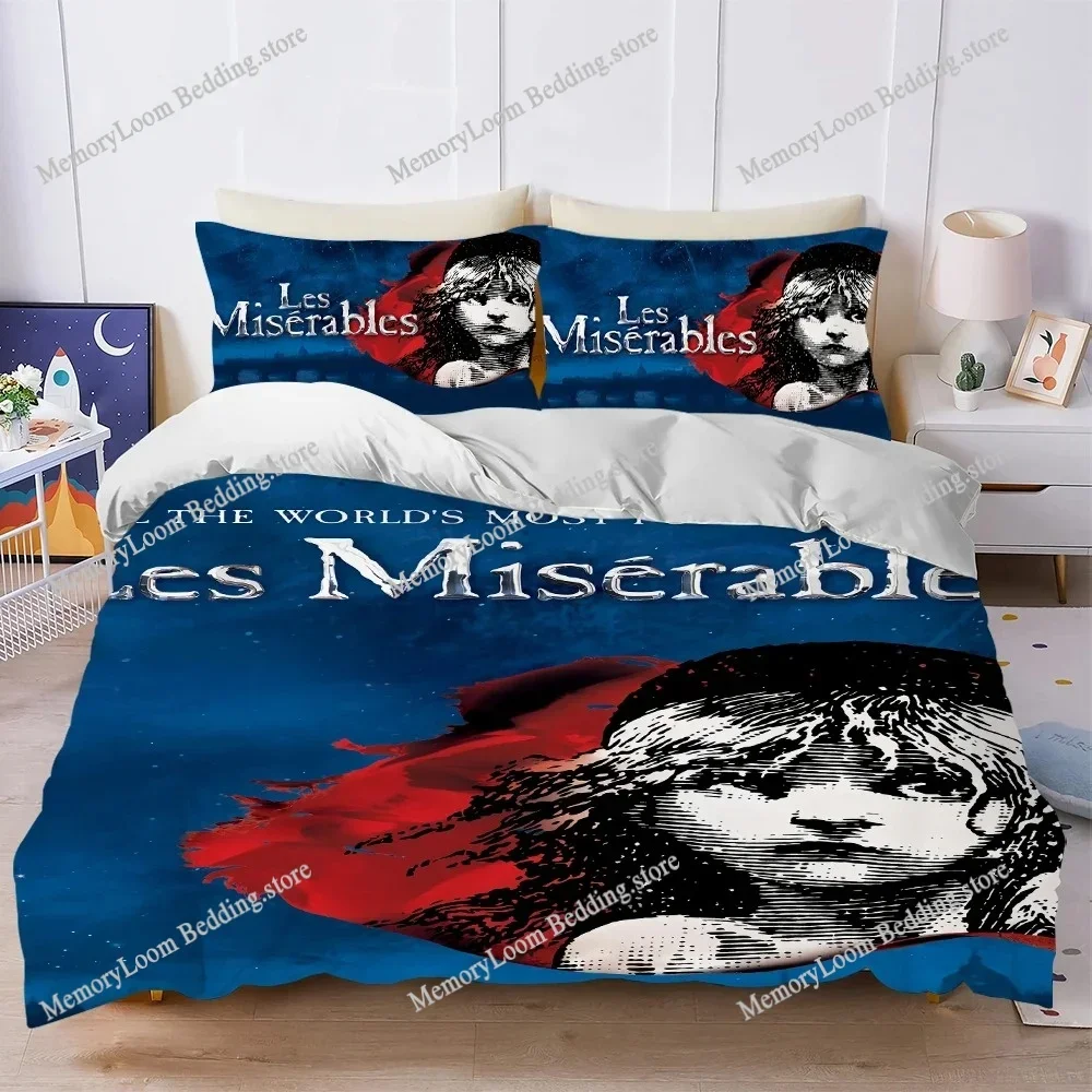 Musical Film Les-Miserables Duvet Cover Set Home Style Bedding Soft Laundry Cotton Bed Student Dormitory Gift Home Textileextile