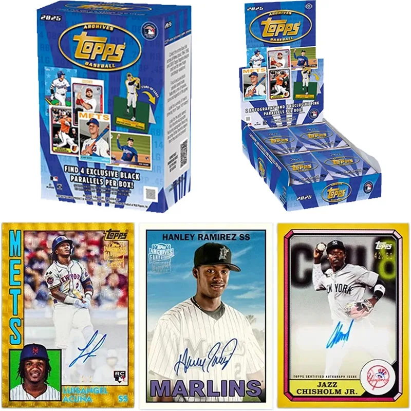 

2025 Topps Archives Baseball Card Baseball Star Cards Hobby Box Value BOX Star Signature Collectible Cards Holiday Gifts Toys