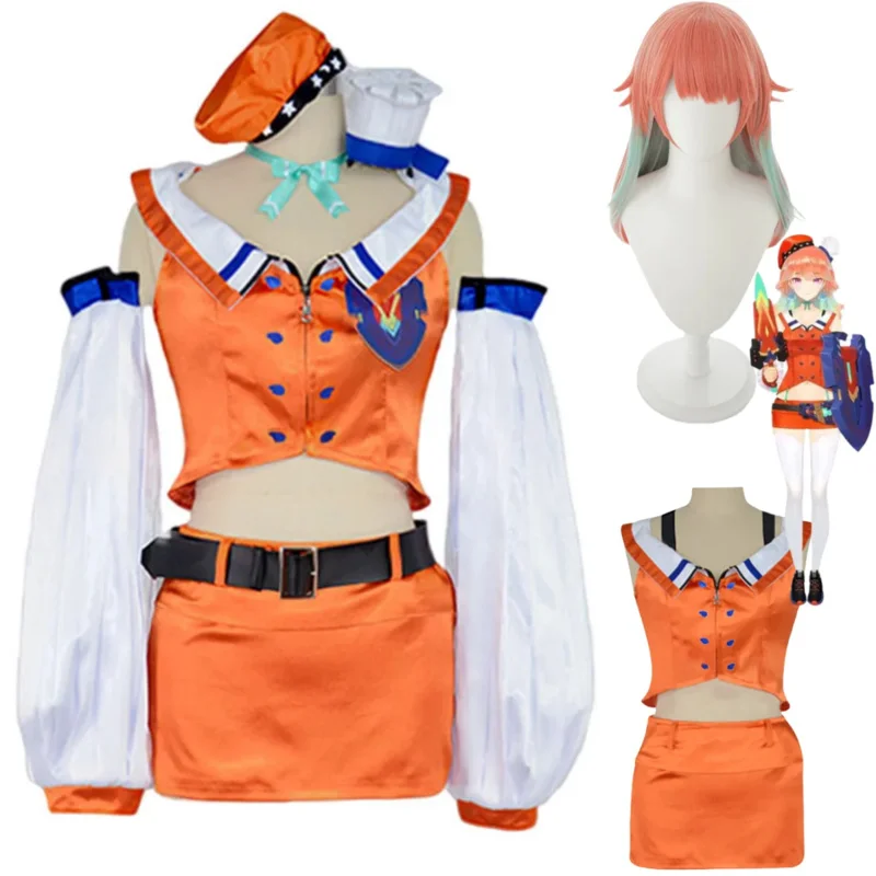 Женский костюм для косплея из аниме «Youtuber VTuber Takanashi Kiara» Женский костюм для косплея из аниме «Youtuber VTuber Takanashi Kiara»