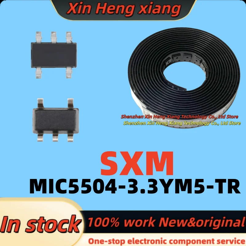 100% New (10pcs) MIC5504-3.3YM5-TR SXM sot23-5