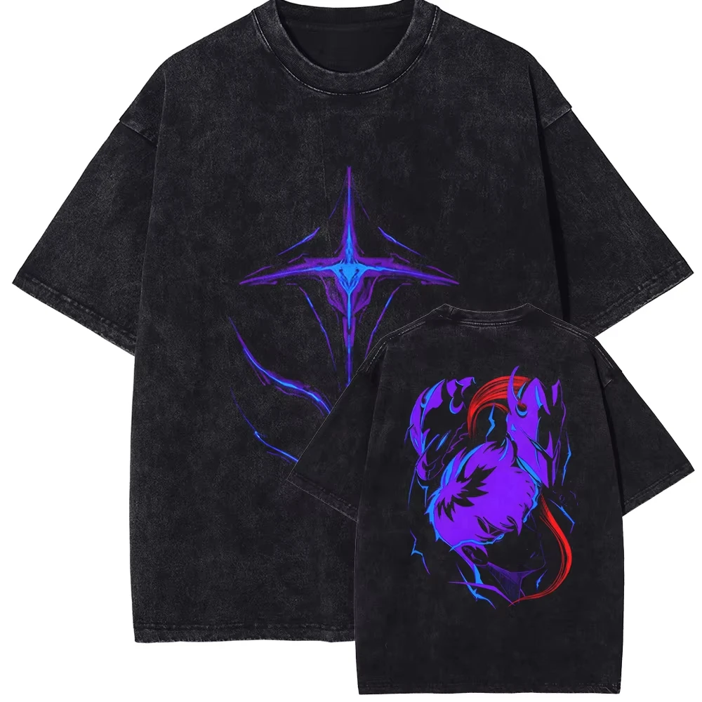 

2025 Streetwear Vintage T-Shirt Anime Graphic T Shirt Men Summer Short Sleeve Cotton Gym Top Y2K