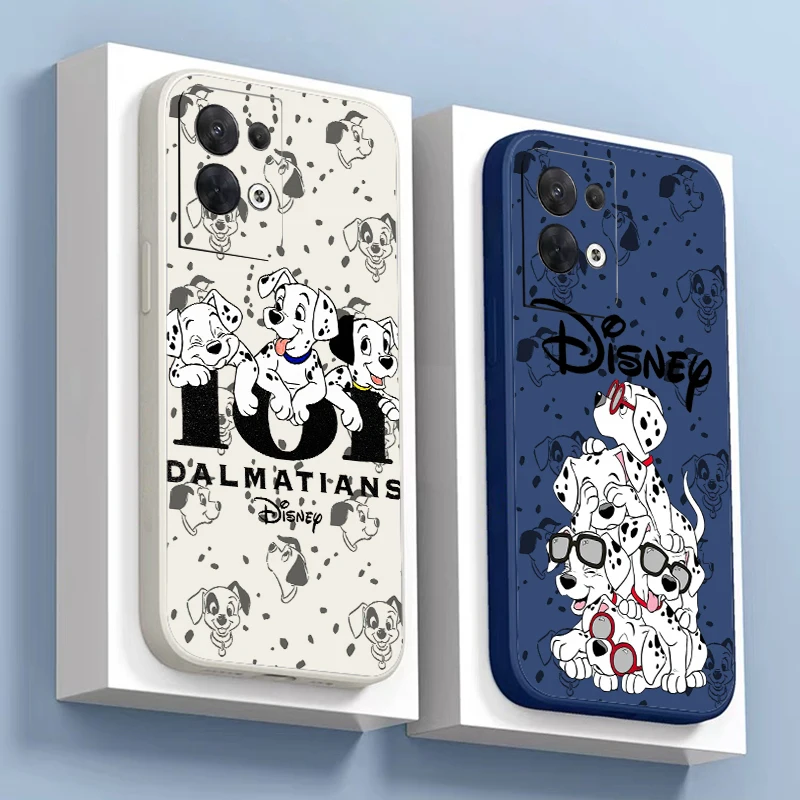 Disney 101 Dalmatians Dog Phone Case For OPPO FIND X6 X5 X3 Pro Lite Neo OPPO Reno 8 7 Pro Lite 8T 8Z 7Z 5G Funda