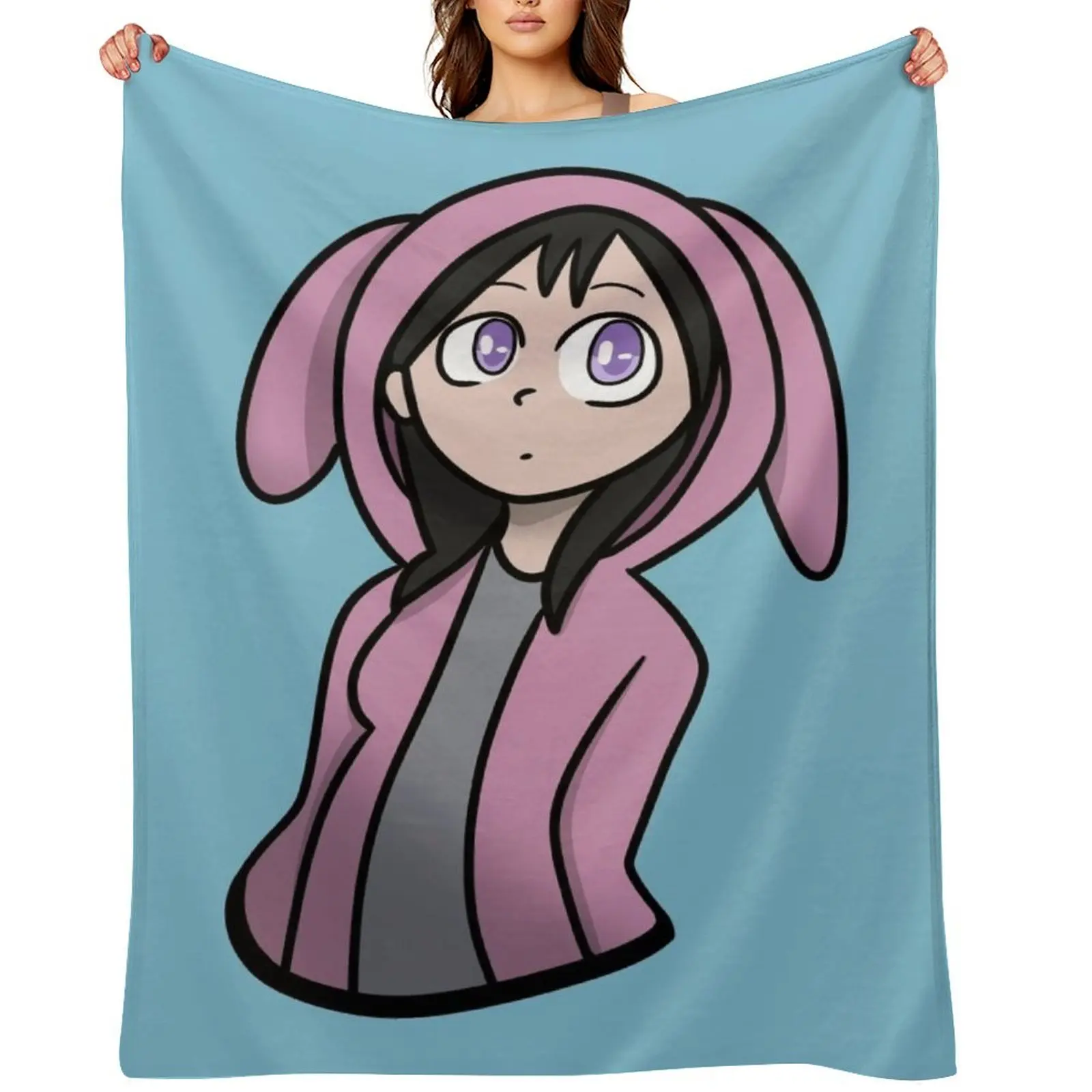 

Bunny Feng Throw Blanket for sofa Warm Hair heavy to sleep Blankets