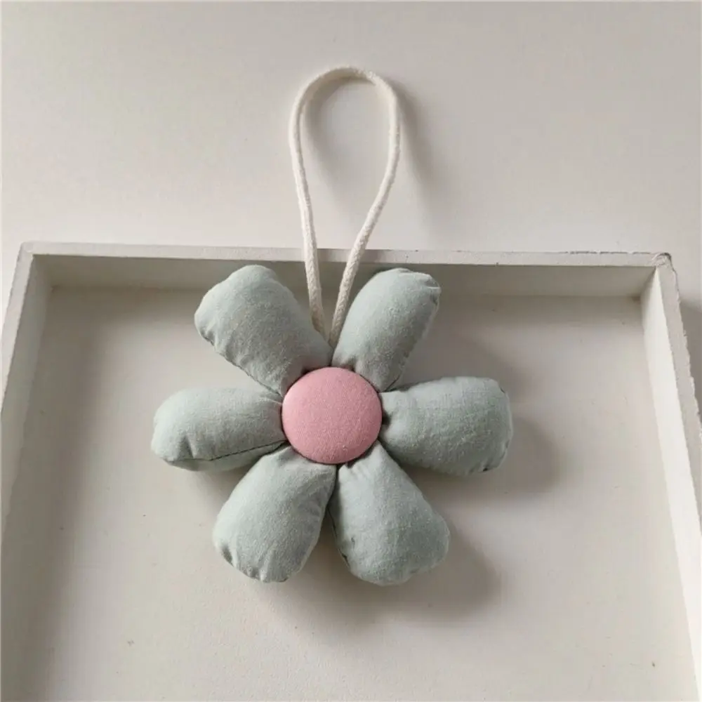 

Cloth Flower Bag Pendant Bag Charms Stuffed Fresh Backpack Decoration Korean Style Bag Match Accessories Floral Lanyard Girl