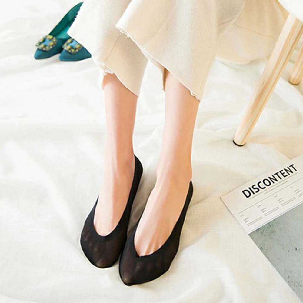 여름 여성 발 마사지 젤 패드 건강 관리 3D 양말 보이지 않는 양말 양말 슬리퍼 아치 서포트