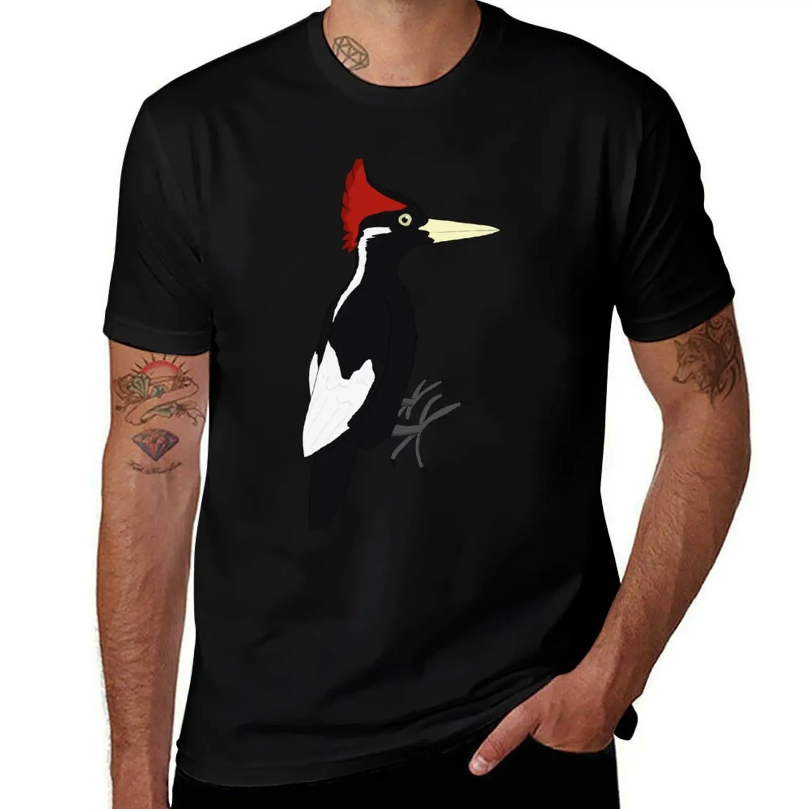 

Ivory-Billed Woodpecker T-Shirt funny t shirts man man t shirts cotton