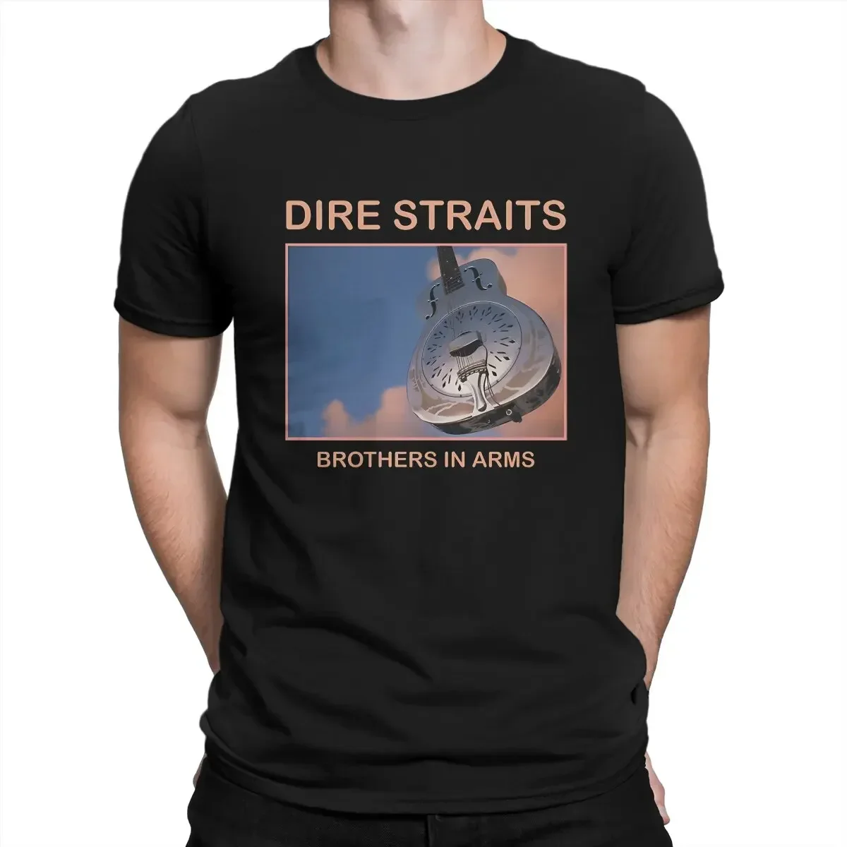 

Rock And Roll Special Dire Straits Band Casual Summer Stuff For cotton manga streetweat heavyweight style tops Hot sale outfits