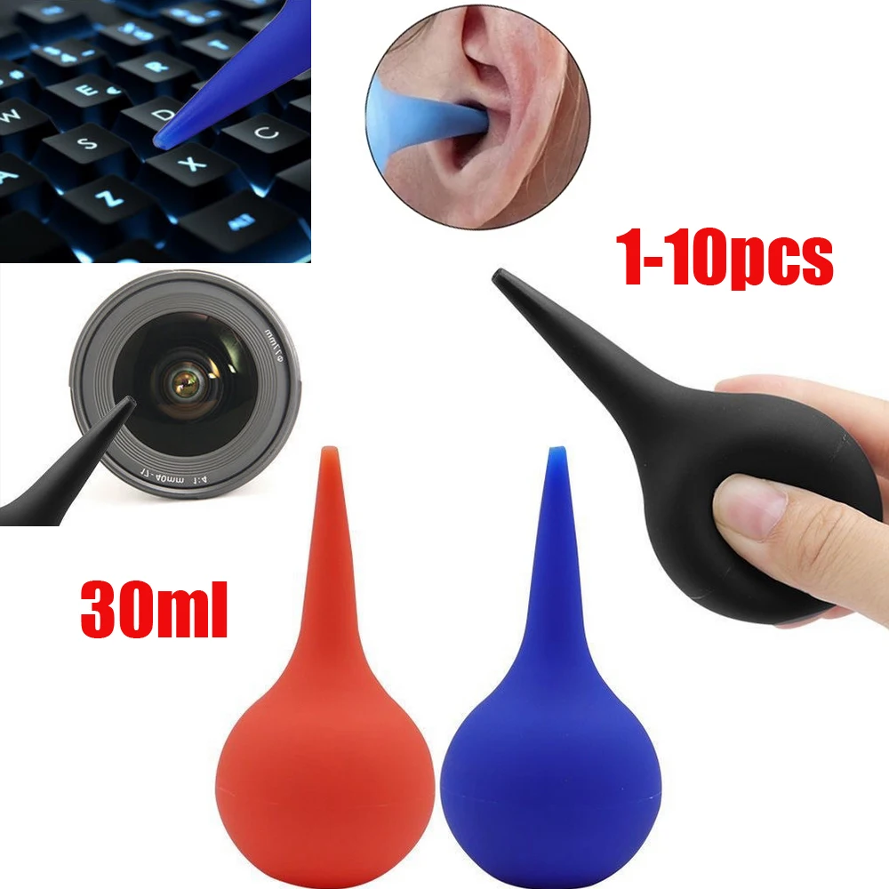 

1-10 шт., набор для удаления ушной серы, ушной шприц, воздушный насос, очиститель пыли, 30 мл, средство для удаления ушной серы, ирригационная чистка, резиновый уход за ушами