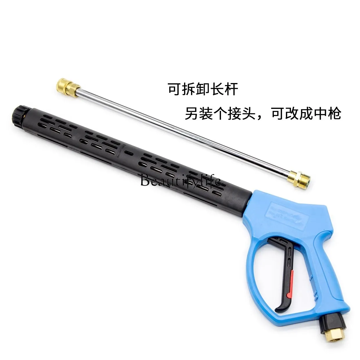 

jj4 Extension rod extension 1/4 quick connector copper thread M22-14 hole