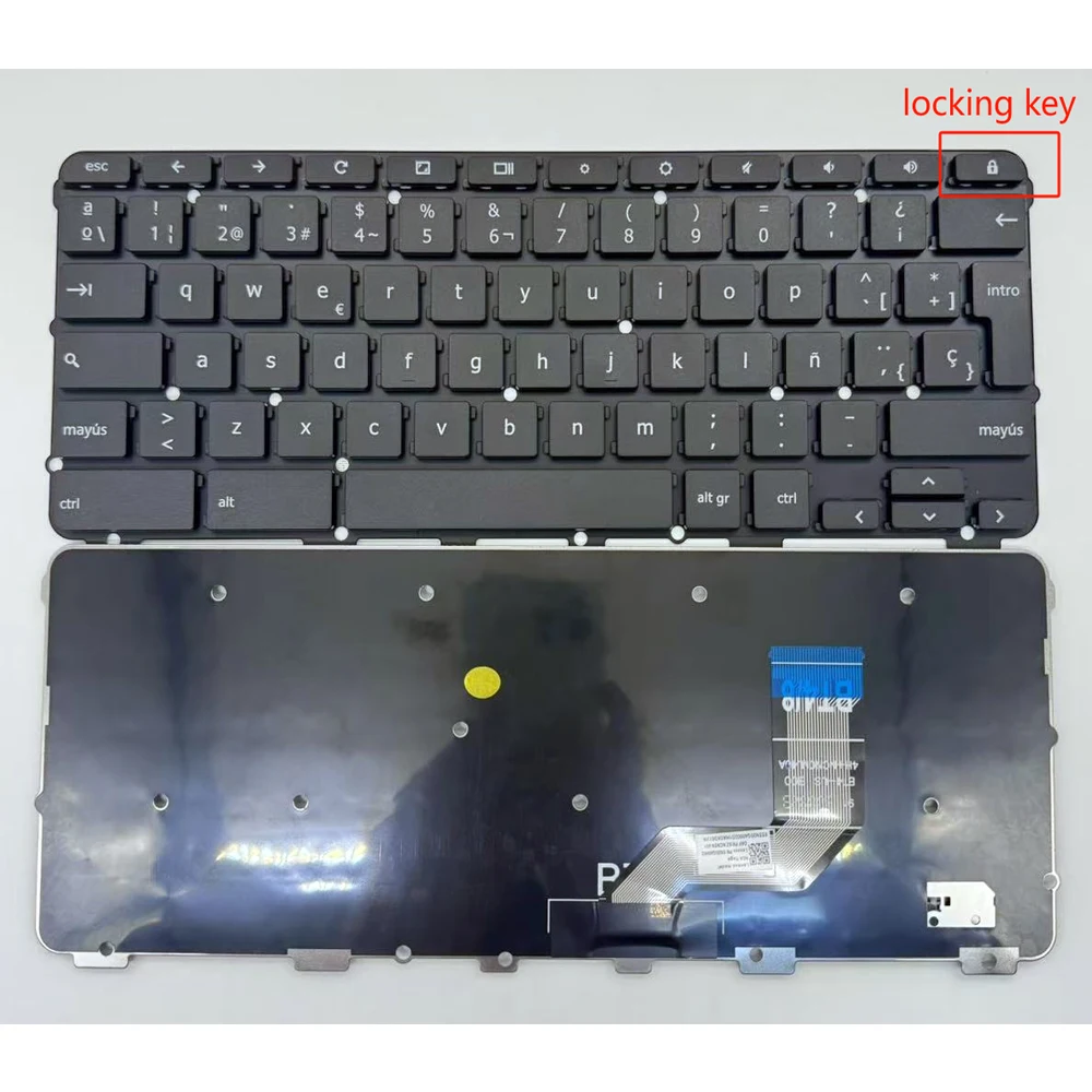

XIN-испанская SP-клавиатура для Lenovo Chromebook N24 100e 81ER N24 100e 2-го поколения (88MA 82CD 81QB 82Q3) 300E 500e N3350 SN21A40978