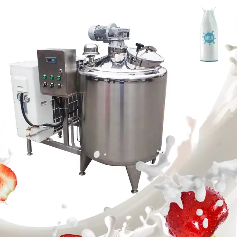 

Customized Quality Stainless Steel 304 316 Food Grade Vertical Horizontal U-type Cooling Tank Juice Milk Cooling Storage Tank