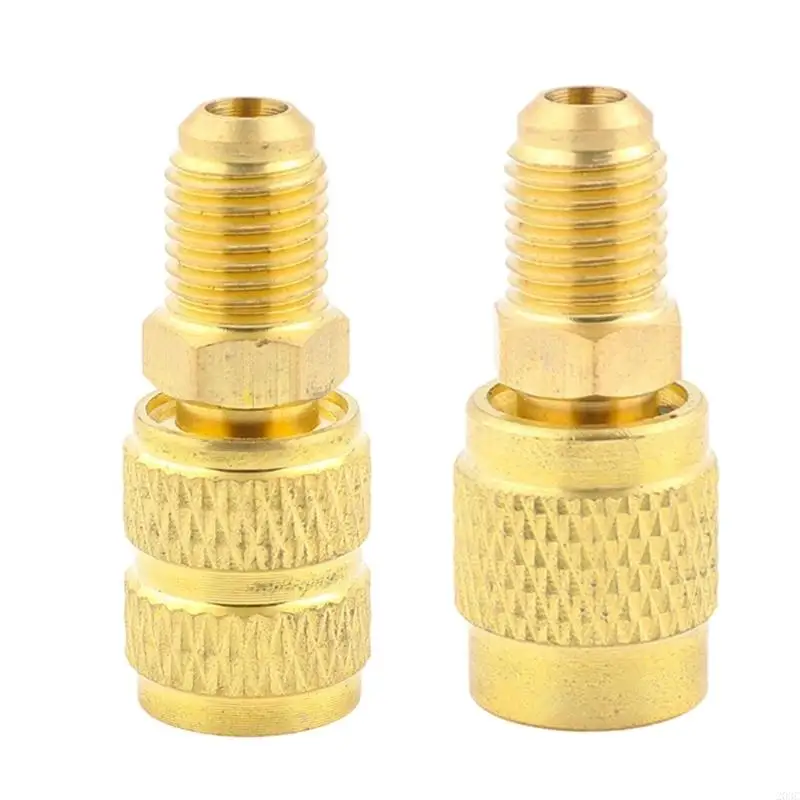 Adaptadores refrigerantes sólidos 203C, accesorios latón para fácil conversión R22 a R410, con materiales latón