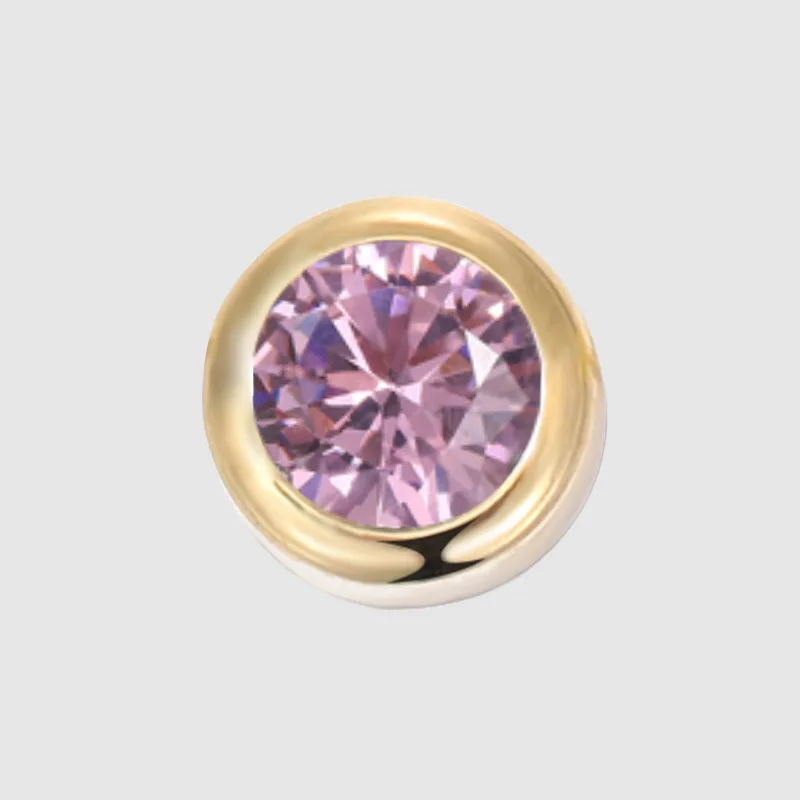 Colorful Zircon DIY Charm Pendant for Daily Wear