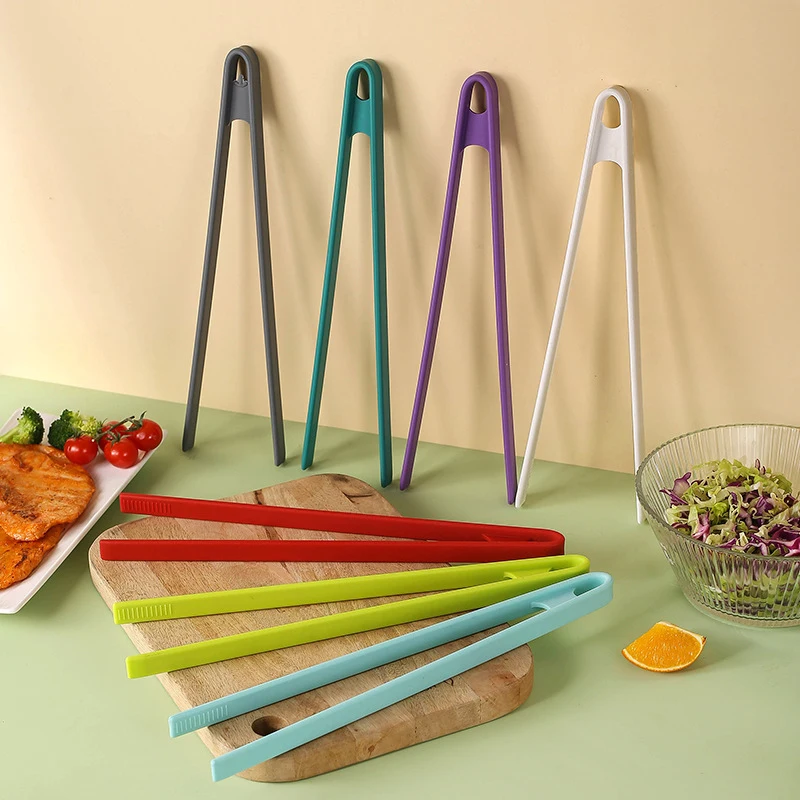 29 cm Silikon Grill Zange Antihaft Lebensmittel Brot Clip Hitzebeständige BBQ Salat Kochen Servieren Klemme Steak Pasta Clip für Küche