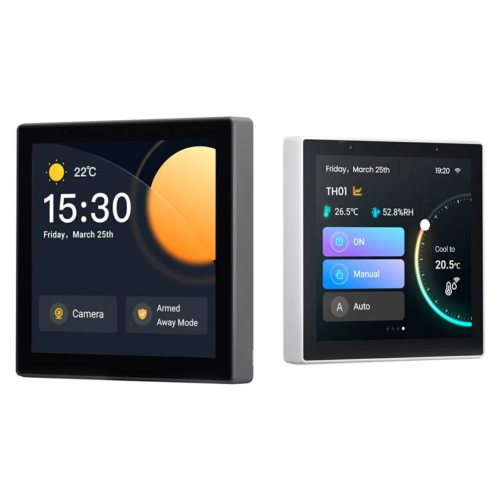 Voice Command Control Panel Home Automation 3.95 Inch Screen 480 X 480 Resolution 5W Max Power PC V0+CRS+Tempered Glass