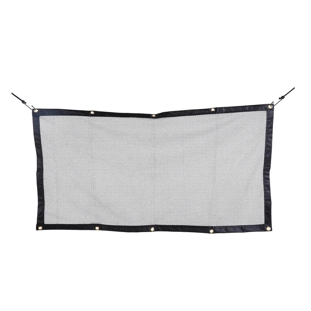 

Dog Safety Fence Net Black Foldable Breathable Mesh Durable Isolation Net for Car Home Pet Barrier Dog Mesh Car