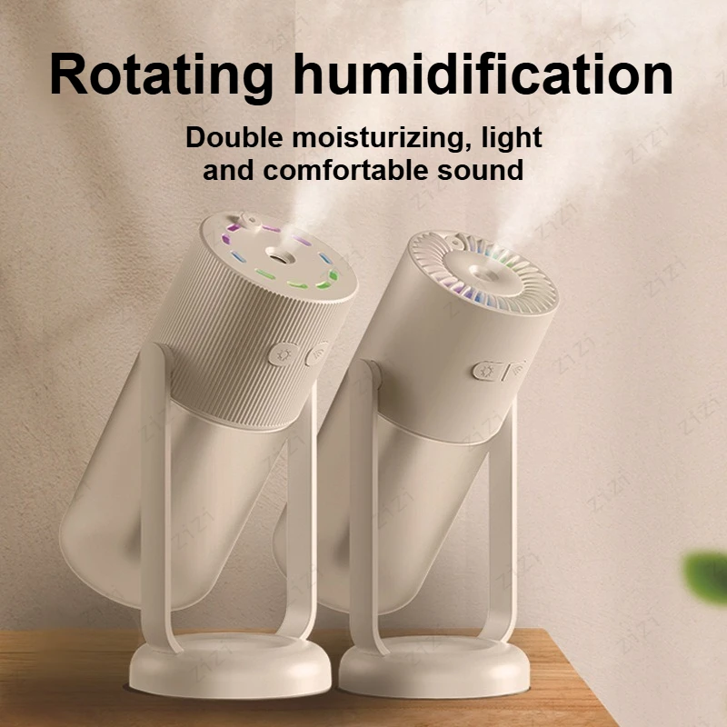 Shaking Head Starry Sky Top Humidifier USB Creative Hydrating Projection Light Humidifier Ultrasonic Car Air Humidifier