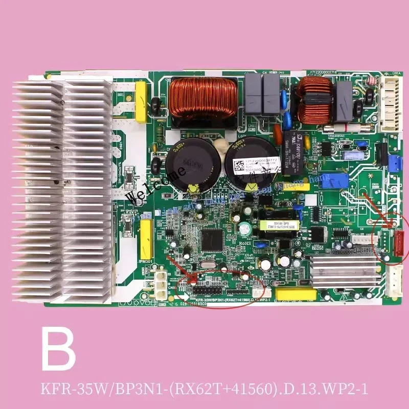 new for Midea Air Conditioning External Unit Main Board KFR-35W/BP3N1- (RX62T+41560). D.13.WP2-1