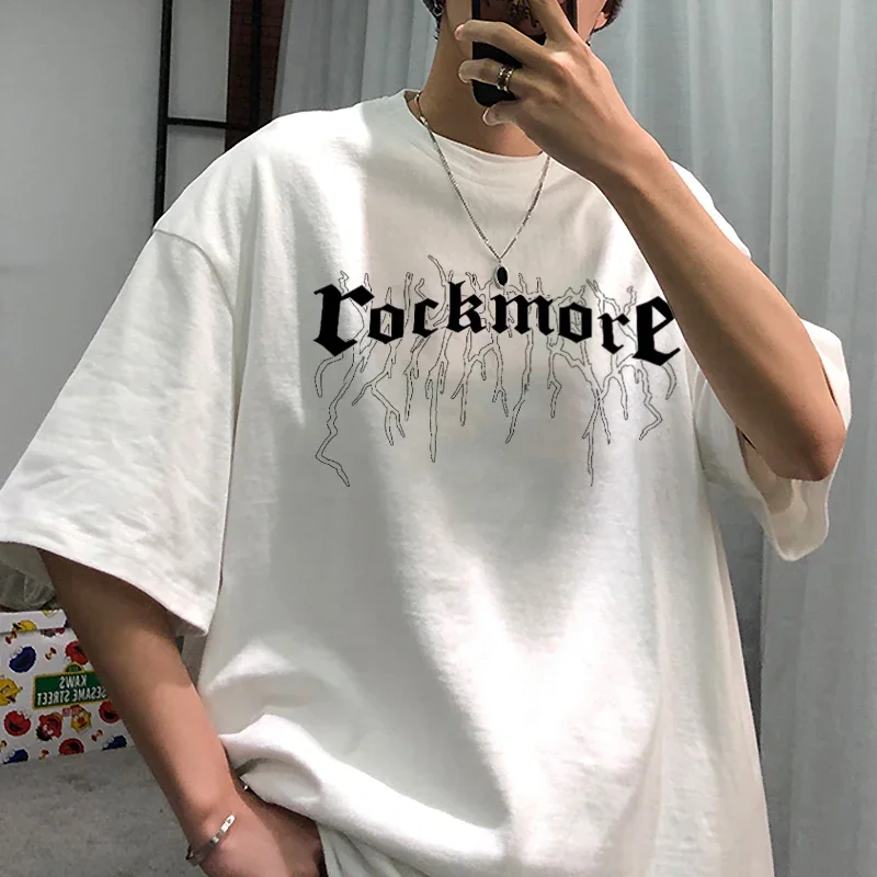 

Harajuku Punk Gothic T Shirt Women Cool Unisex Short Hip Hop Men' Tshirt Letter Print Summer T-shirt Streetwear Oversize