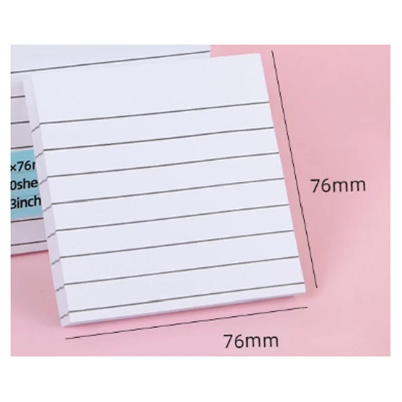 Multi Colors Pads Colored Sticky Notes Sticky Notes Invarious Colors,Lineated Note Paper