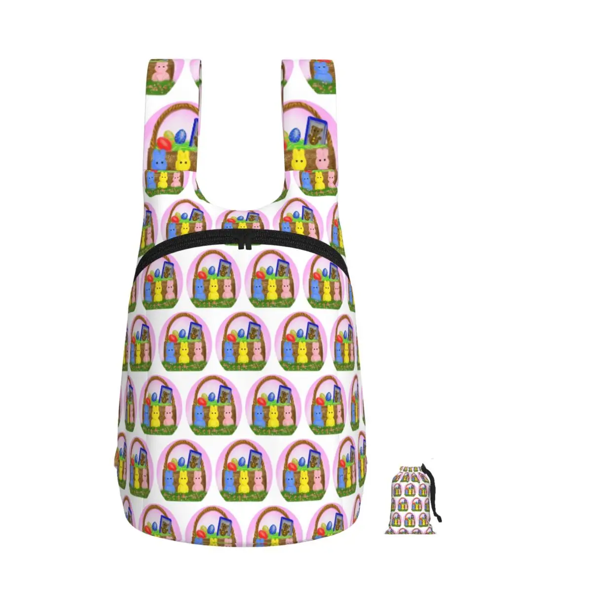 

Easter Peeps Backpack Student Storage BookBag Children School Bag Laptop Shoulder Bags for Men Women
