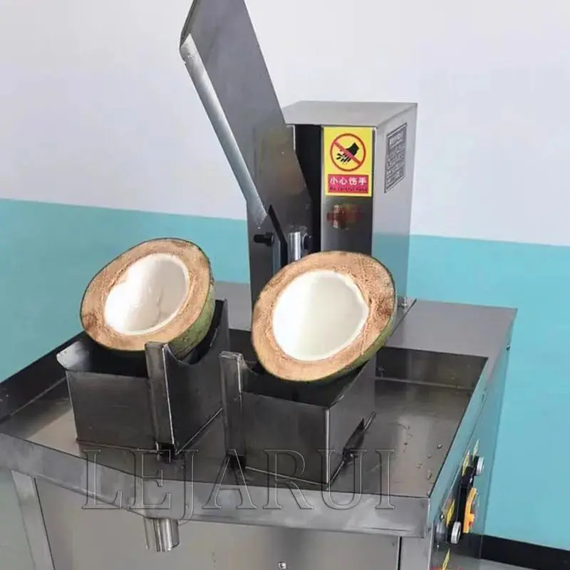 Buccia di cocco verde elettrica automatica Rimuovi grattugia Pelapatate Raschietto Dehusk Opener Cutter Cut Peel Machine