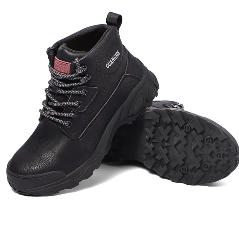 أحذية شتوية بمقدمة فولاذية مضادة للتحطيم ومضادة للثقب، أحذية أمان للبناء مع أحذية عمل مريحة للحماية للعمل #6