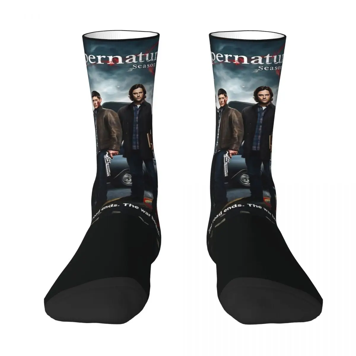 دين وينشستر جوارب تلفزيون خارقة للطبيعة جوارب كاواي جوارب ربيعية مضادة للانزلاق للنساء والرجال جوارب ناعمة قابلة للتنفس #2