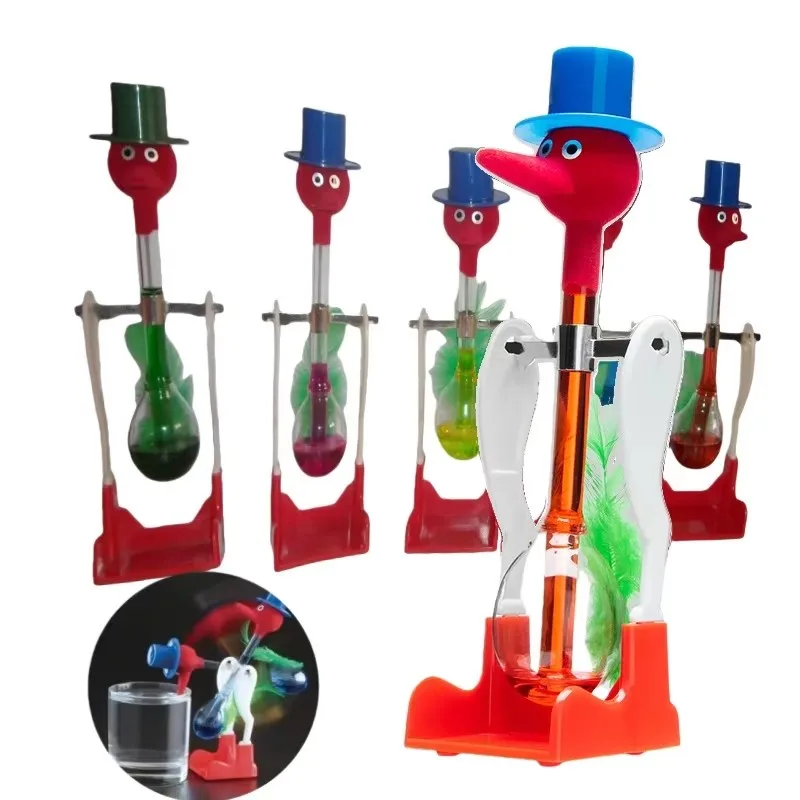 Bobbing Drinking Bird Toy Liquid Powered Swing Ornament Permanent Creative Desk Decor Leisure Collectible Art Gift For Adults