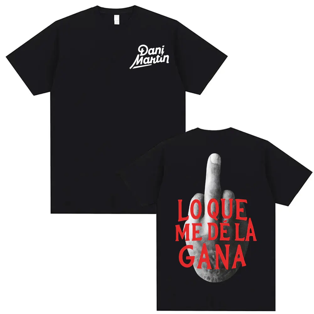Dani Martin Ptos Anos Graphic T-shirts Men Women Fashion Classic Trend Tee Shirt Man High Quality Oversized 100% Cotton T Shirts